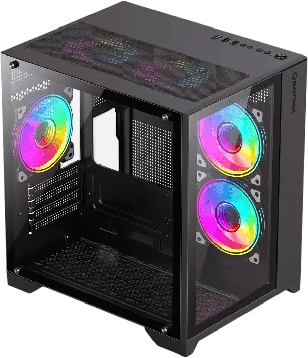 Корпус GameMax Infinity Mini Black (Infinity Mini Black) - фото 3