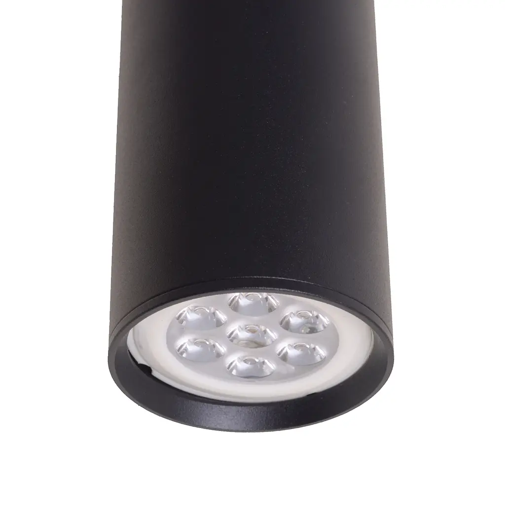 Люстра подвесная Brille тубус GU10 BK (AL-729/1) - фото 2