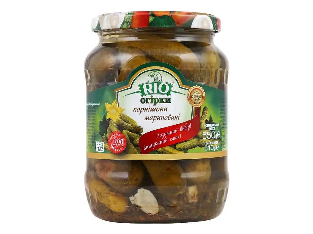 Огірки РІО 580г