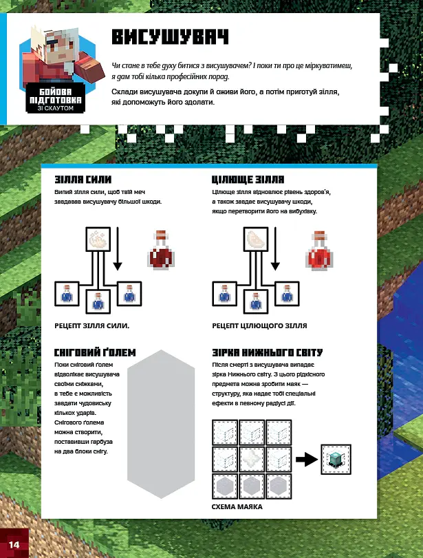 Minecraft. Стікер-бук. Нижній світ і Край - Стефані Мілтон - фото 6
