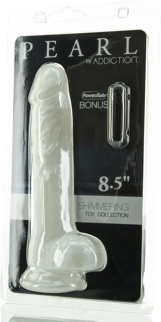 Фалоімітатор Addiction Pearl 8.5 Dildo, 21.6 см + віброкуля в подарунок - фото 5