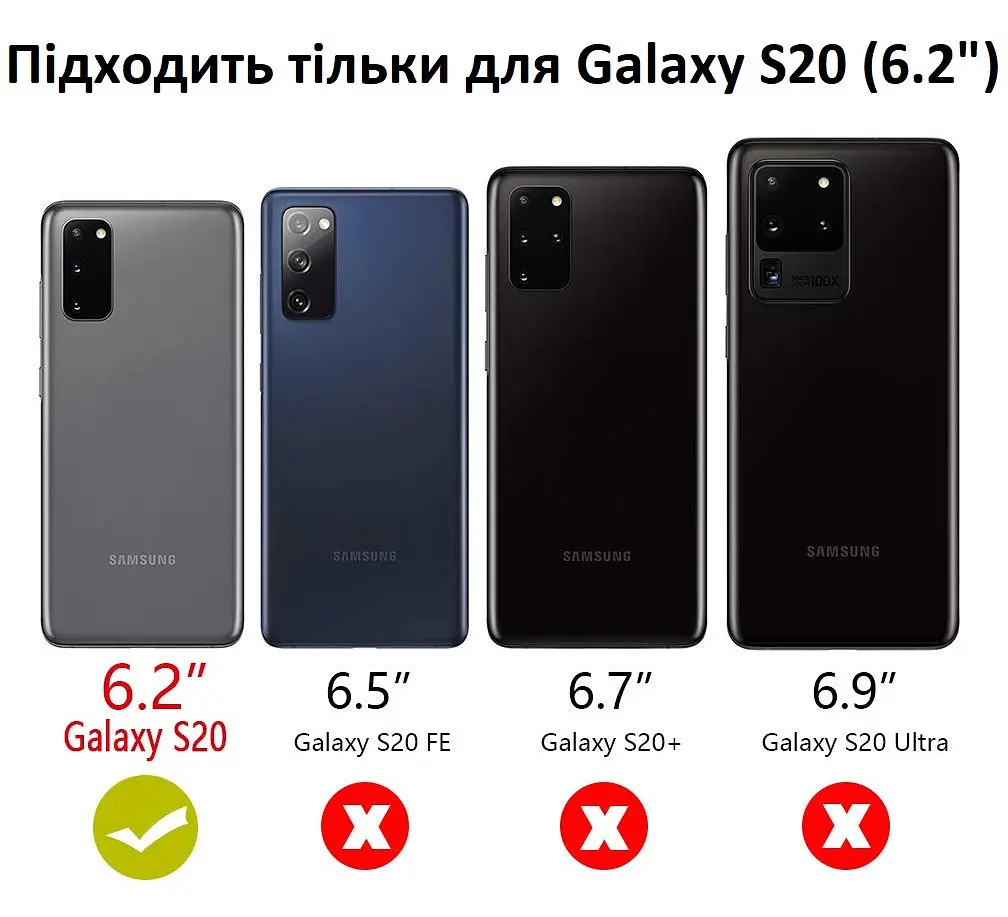Чохол протиударний LED Cover EF-KG980CJEGRU для Samsung Galaxy S20 (6.2") Grey - фото 5