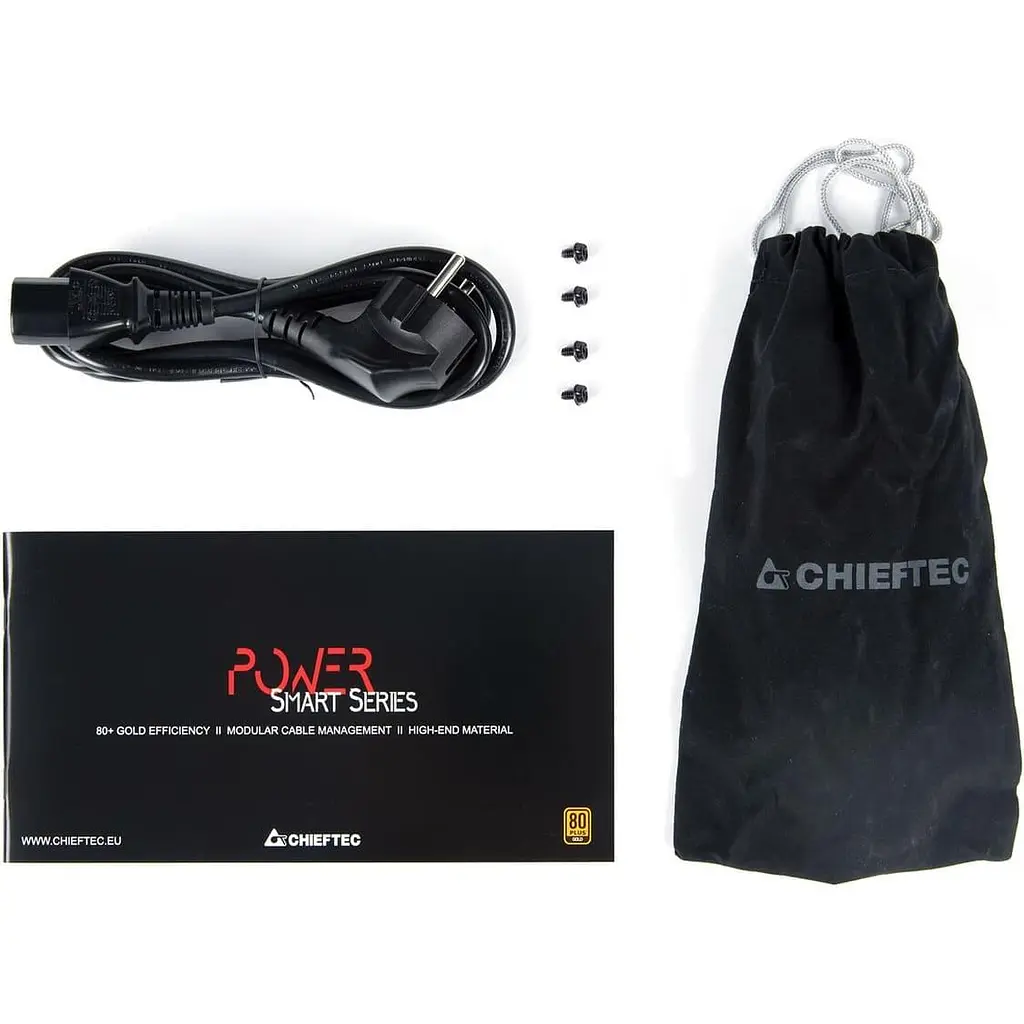Блок живлення Chieftec 1250W 1200 80+ Gold (GPS-1250C) Black Б/в - фото 6