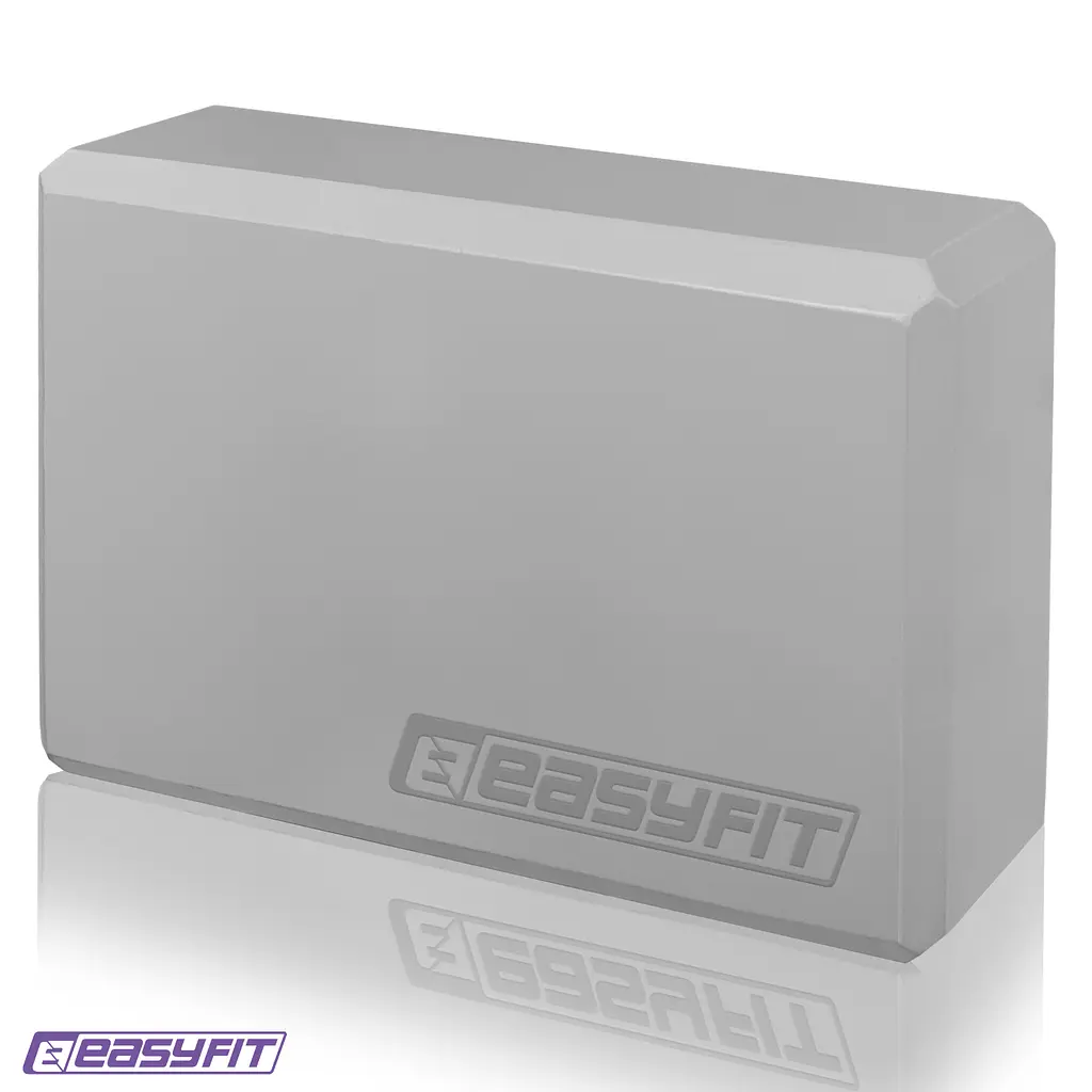 Блок для йоги EasyFit EVA Сірий - фото 2