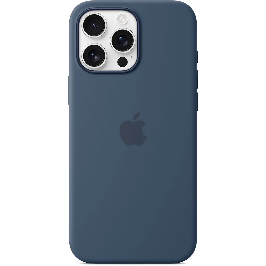 Оригінальний силіконовий чохол Silicone Case with MagSafe для Apple Iphone 16 Pro Max Denim MYYU3ZM/A - фото 6