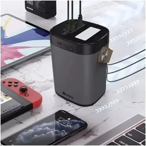 Зовнішній акумулятор з режимом ДБЖ Sandberg 420-71 - 60000 mAh PD 3A QC3.0 / VOOC 20W - фото 5