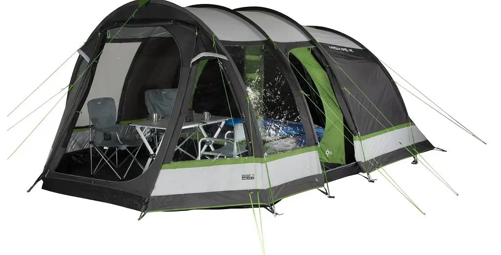 Палатка шестиместная High Peak Bozen 6.0 Light Grey/Dark Grey/Green (11837) 928667 - фото 3