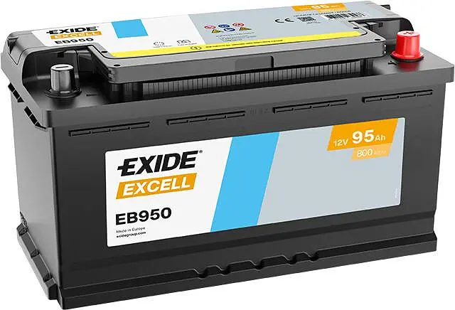 Автомобільний акумулятор EXIDE Excell 6СТ-95Ah АзЕ 800A (EN) EB950