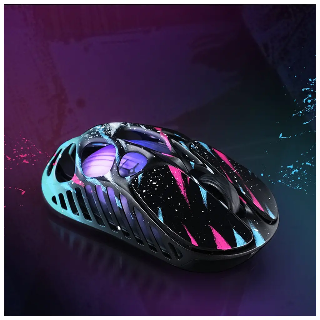 Мишка GravaStar Mercury X Pro 8K RGB Wireless/Bluetooth/USB Neon Graffiti (GS_X_PRO_CG_BLK) - фото 5
