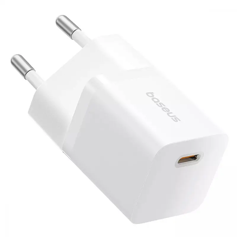МЗП Baseus GaN5 Fast Charger (mini) PD25W (1USB-C) (P10110909213-00) Moon White - фото 4