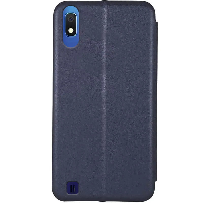 Кожаный чехол-книжка Classy для Samsung Galaxy A10 (A105F) Темно-синий - фото 2