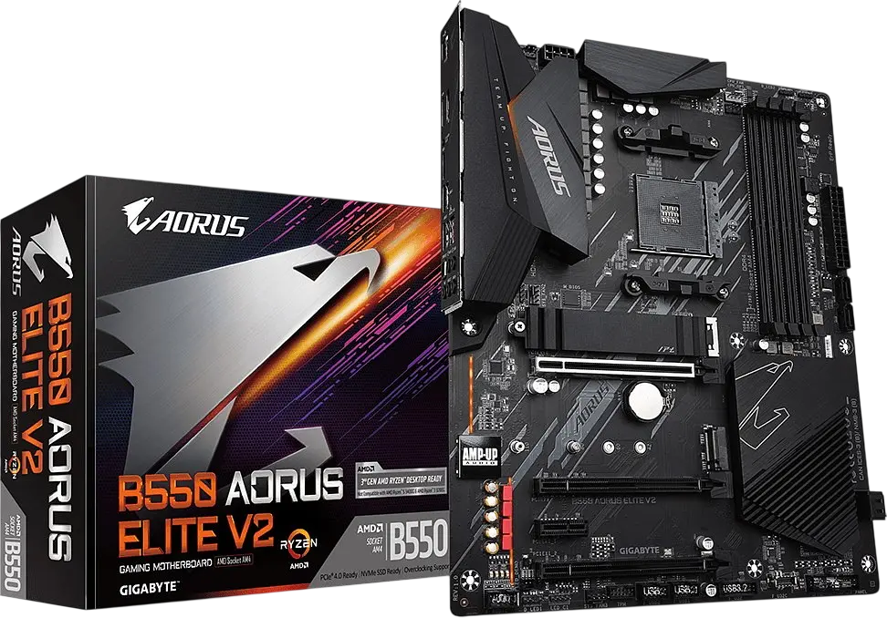 Mатеринська плата Gigabyte B550 Aorus Elite V2 Socket AM4 (B550 AORUS ELITE V2) Б/В - фото 4
