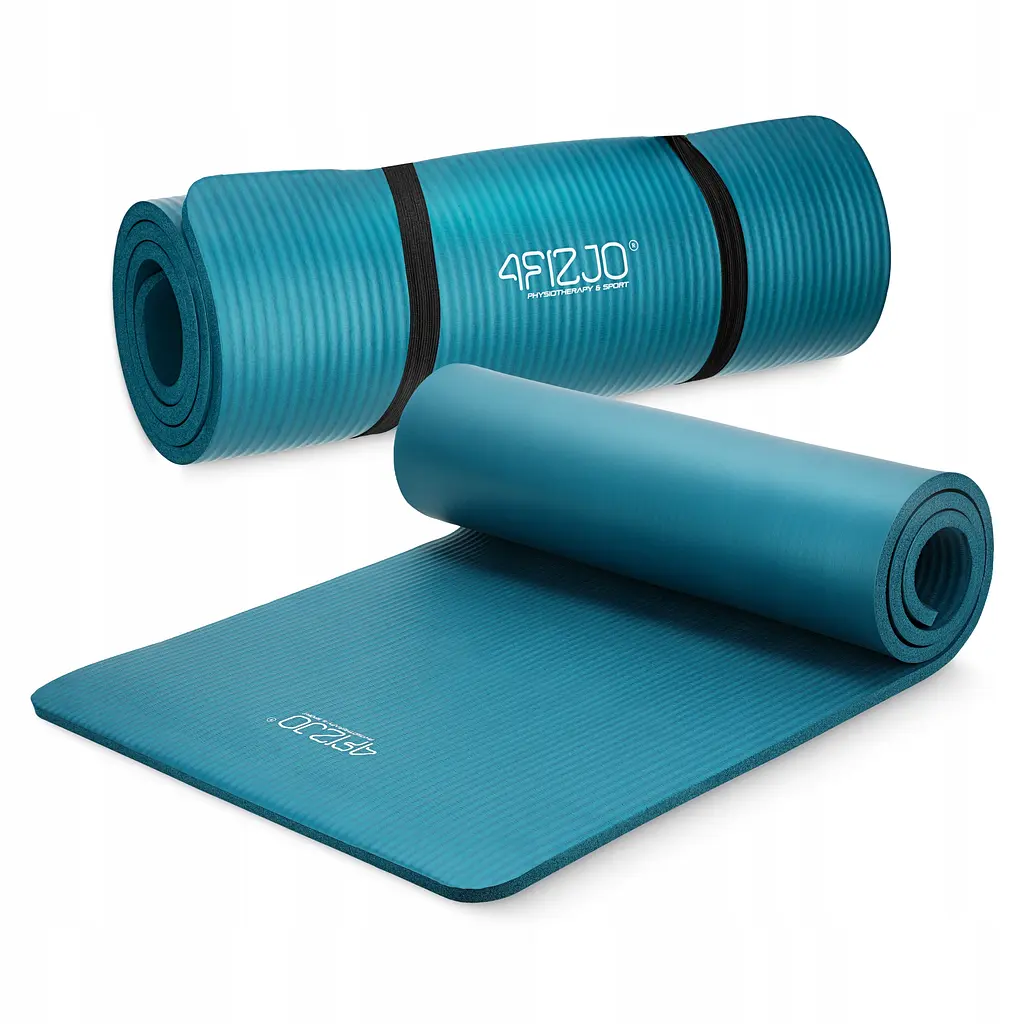 Килимок (мат) спортивний 4FIZJO NBR 180 x 60 x 1 см для йоги та фітнесу Sea Green (P-5905973406697) - фото 10