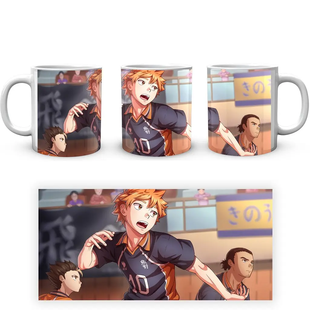 Кружка GeekLand Haikyu!! Волейбол Хината HK 001.11 330 мл белая - фото 3