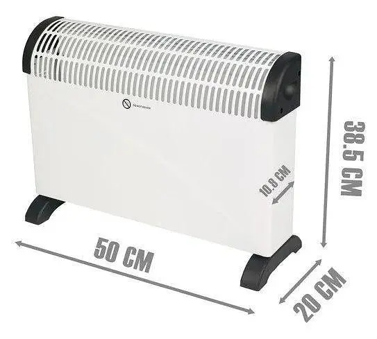 Конвектор Domotec Heater MS-5904 ∙ Потужний домашній конвекторний обігрівач 2000Вт - фото 4
