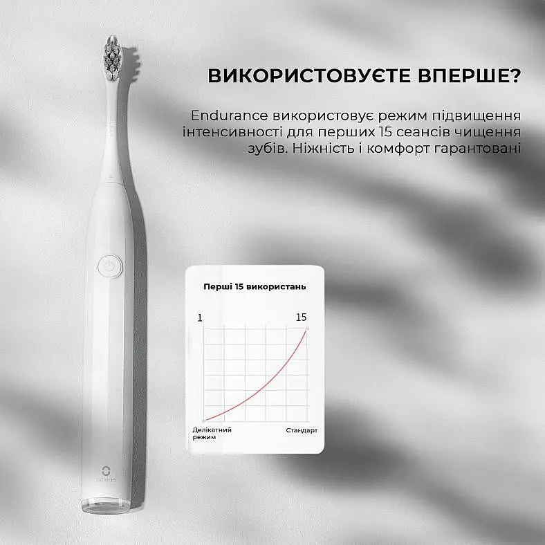 Электрическая зубная щетка Oclean Endurance Eco White - фото 3