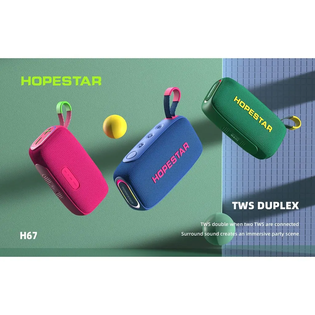 Портативна акустика Hopestar H67 Black [157610] - фото 8