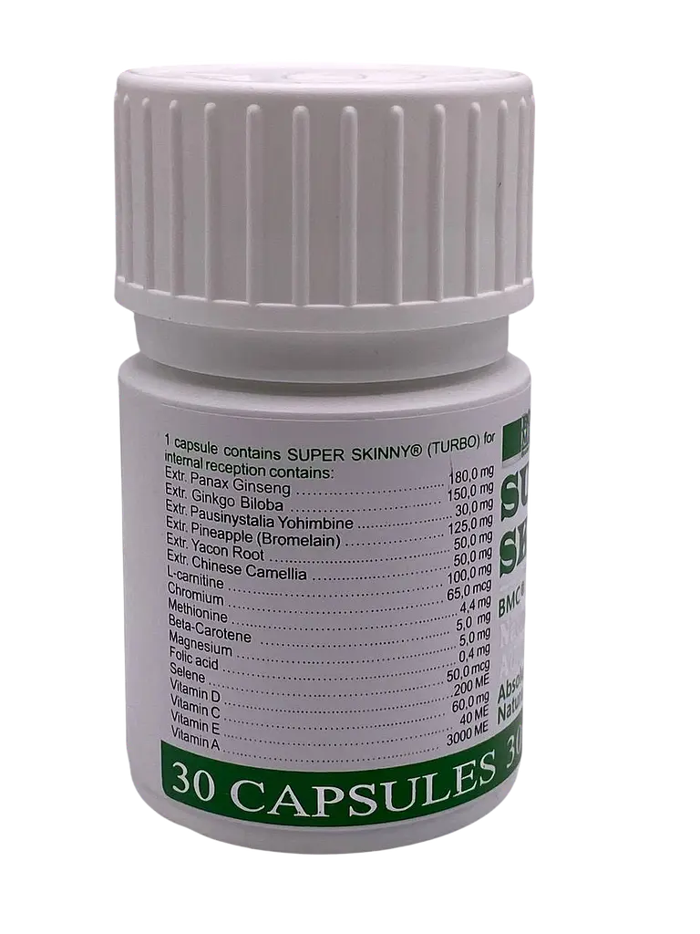 Капсули Boston Medical Center Super Skinny Turbo Супер Скінні Турбо 30 капсул - фото 6