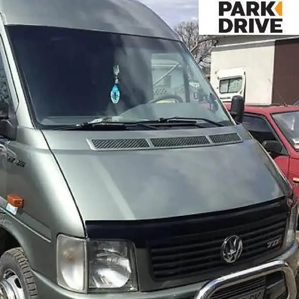 Дефлектор капоту мухобійка Volkswagen LT35 1996-2006 Євро кріплення Voron Glass - фото 2