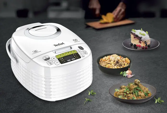 Мультиварка Spherical, 750Вт, чаша-5л, електронне керув., пластик, білий Tefal kuh0015021 - фото 4