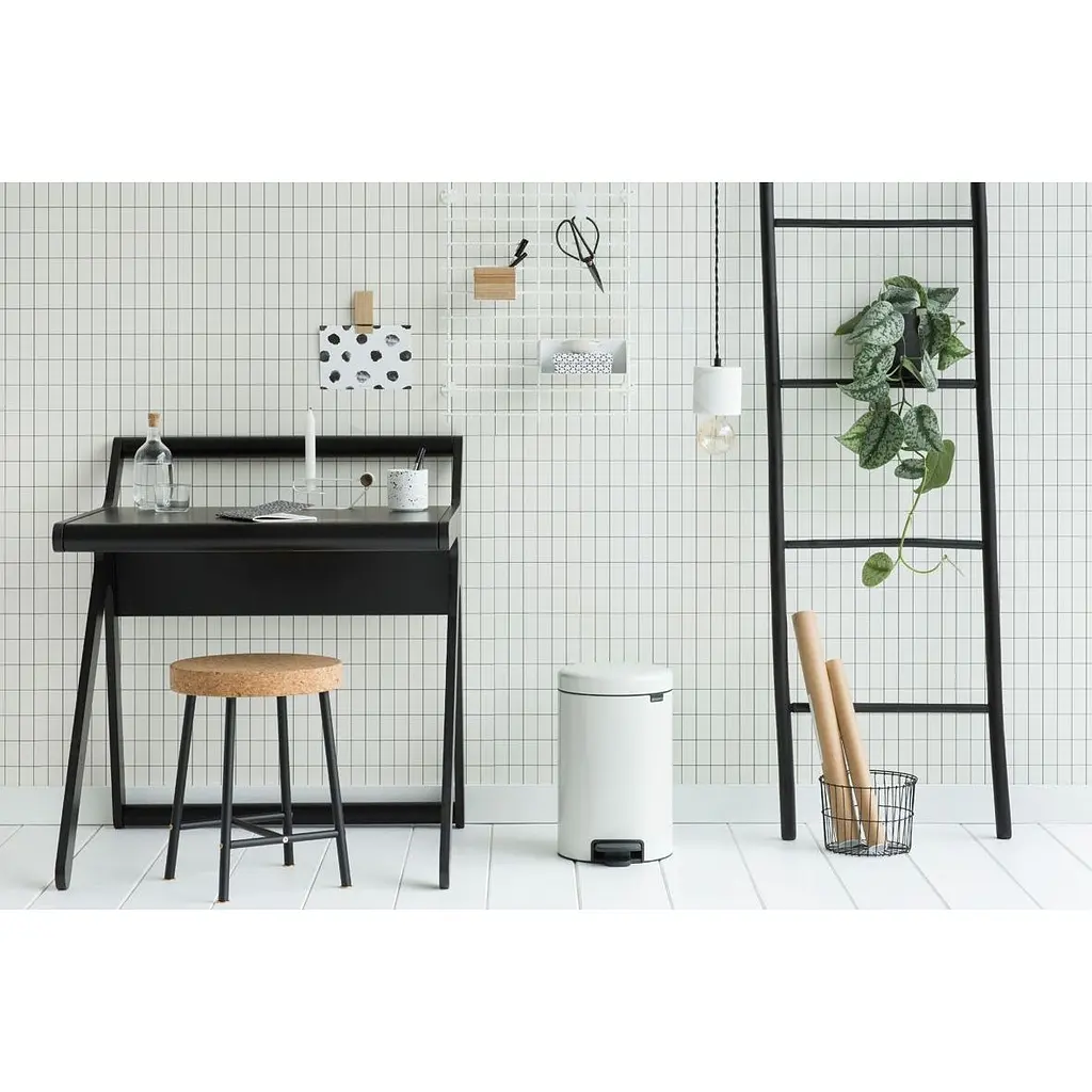 Відро для сміття Brabantia Pedal Bin біле 12 л (111969) - фото 7