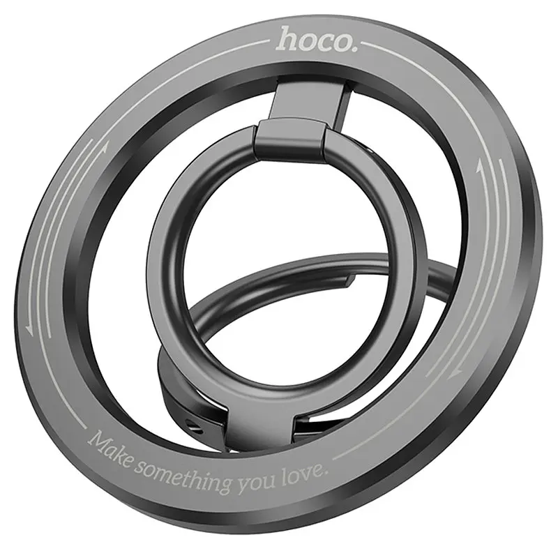 Магнітний тримач для телефону Hoco GH2 Clever Black - фото 2