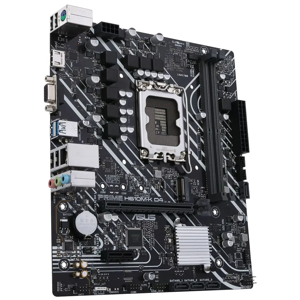 Материнська плата ASUS PRIME H610M-K D4 - фото 4