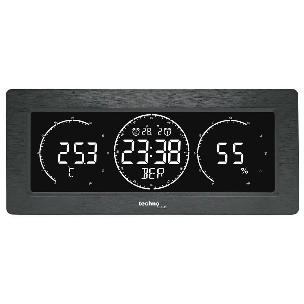 Годинник настільний Technoline WT458 Black (WT458) - фото 5