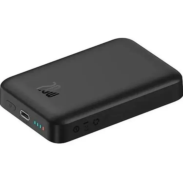 Портативная батарея Baseus Magnetic Mini Air Wireless Fast Charge Power Bank 10000 mAh 20W P10059001113-00 Black - фото 7