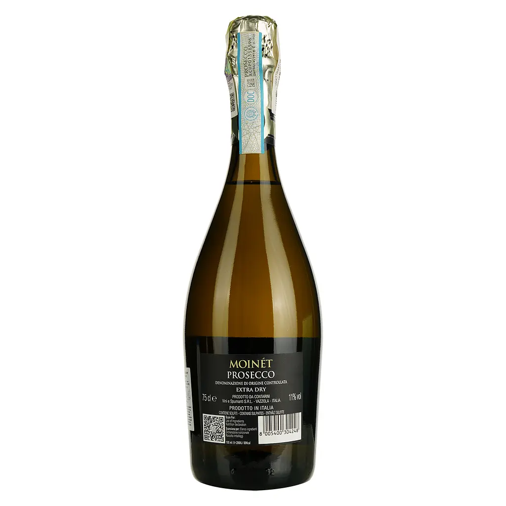 Вино ігристе Moinet Prosecco DOC біле екстра сухе 0.75 л - фото 3