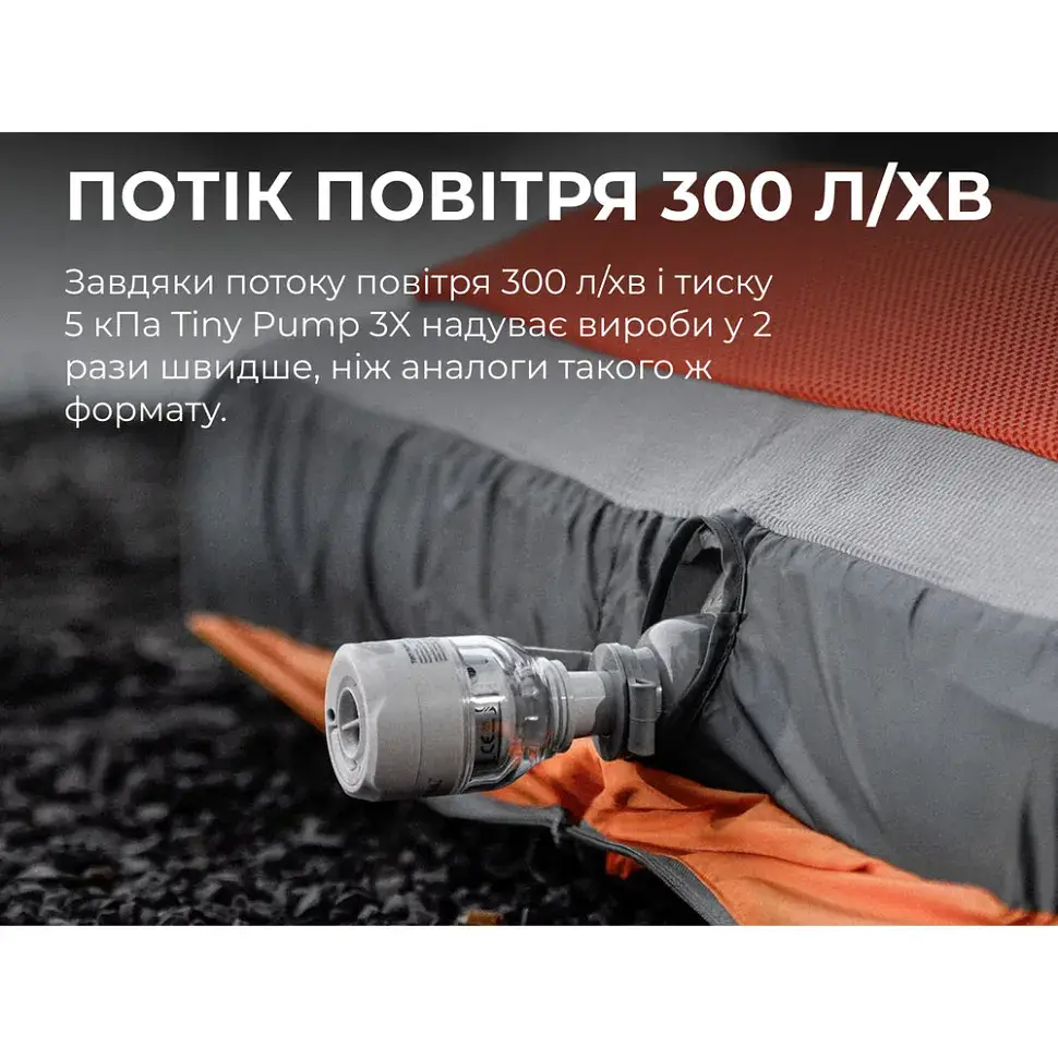 Насос-ліхтар кемпінговий Flextail Tiny Pump 3X, білий - фото 10