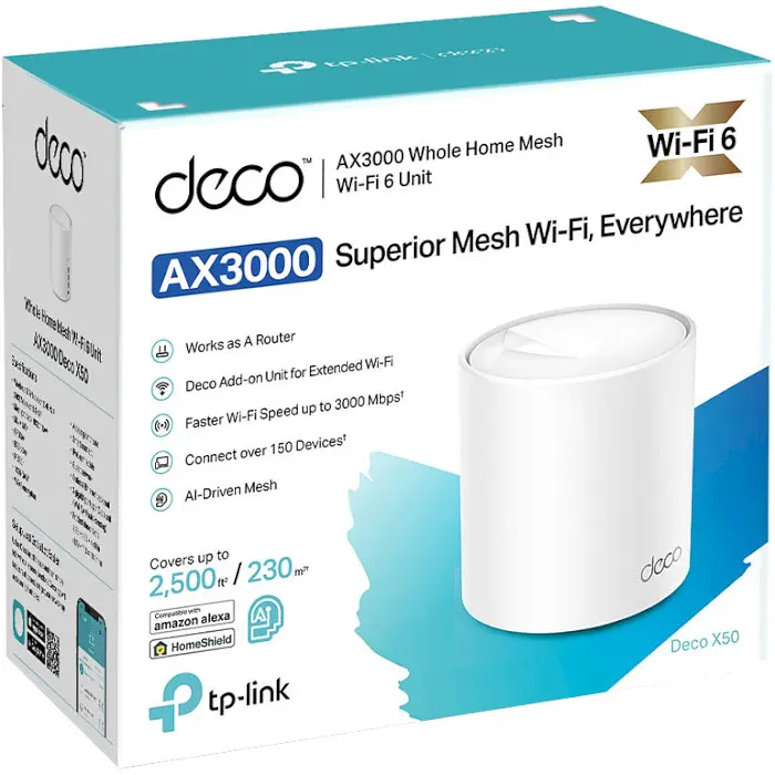 Маршрутизатор TP-Link Deco X50 3-pack - фото 5
