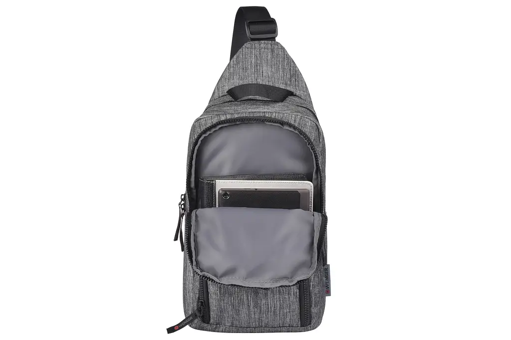 Рюкзак-слінг, Console Cross Body Bag, сірий Wenger teh0014620 - фото 9