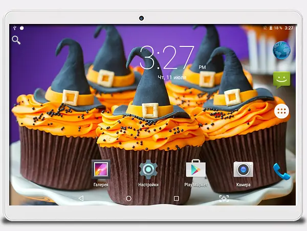 Планшет-телефон Hoozo MT116 2GB RAM Silver + Чохол-книжка + Карта пам'яті 64GB - фото 5