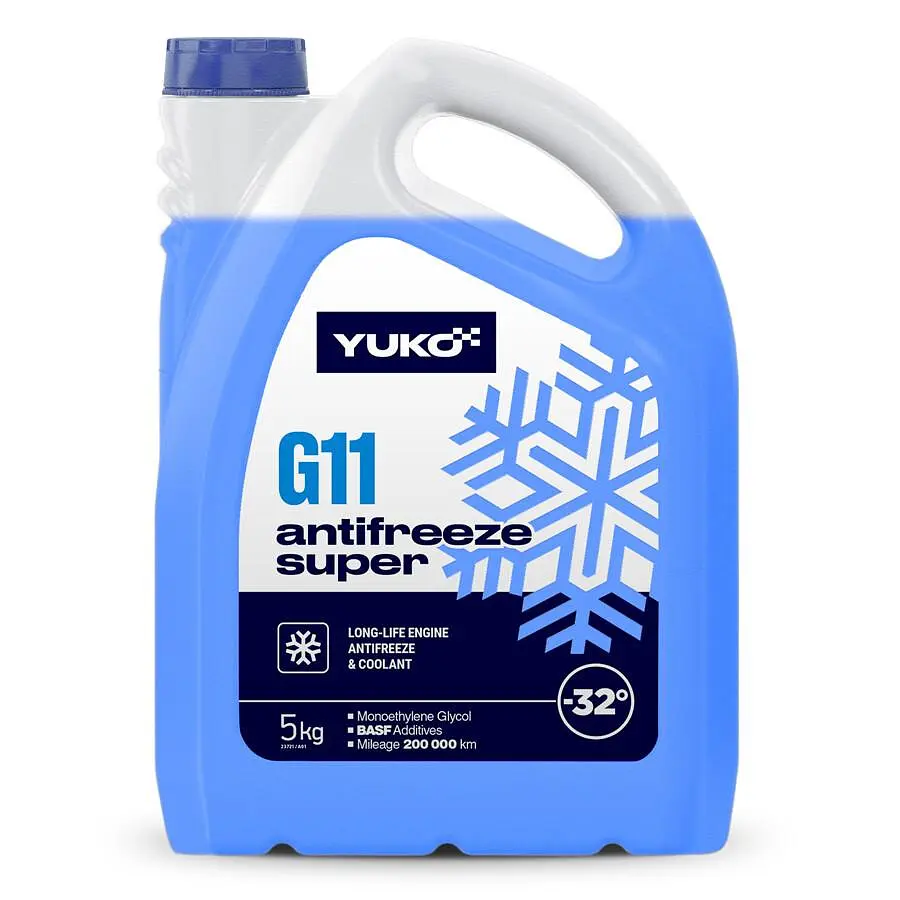 Антифриз YUKO -32°C Super G11 синій 5л 4823110404423