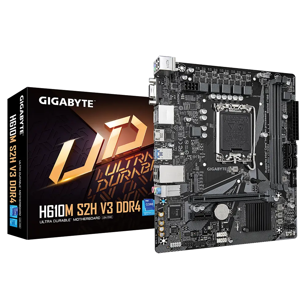 Материнська плата Gigabyte H610M S2H V3 DDR4 LGA 1700 (H610M S2H V3 DDR4) - фото 4