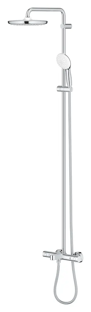 Душова система настінного монтажу з термостатом для ванни Grohe Tempesta System 250 26672001, Хром - фото 3