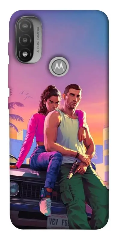 TPU чохол Demsky GTA VI Heroes для Motorola Moto E20