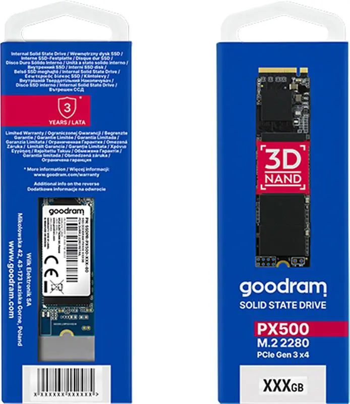 Накопичувач SSD 1TB Goodram PX500 M.2 2280 PCIe 3.0 x4 NVMe 3D TLC (SSDPR-PX500-01T-80-G3) - фото 5