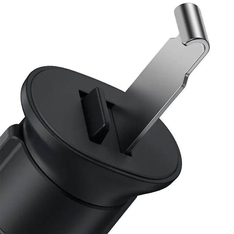 Автоутримувач Metal Age 2 Gravity Car Mount (Air Outlet Version) (SUJS00001) Dark Grey Baseus teh0029296 - фото 5