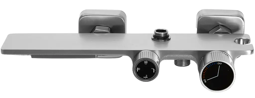 Душова система Rea Helix nikiel brushed з виливом REA-P6622, Никель - фото 2