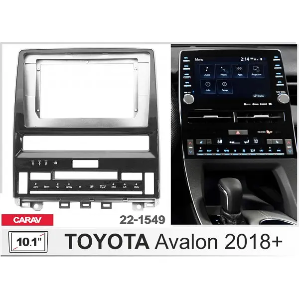 Переходная рамка Toyota Avalon Carav 22-1549 - фото 6