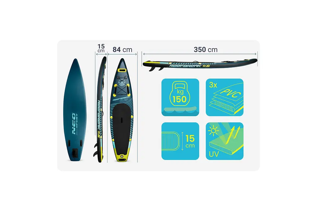 Надувна SUP дошка Neo-Sport Reefbreak 350 см (170310) - фото 4