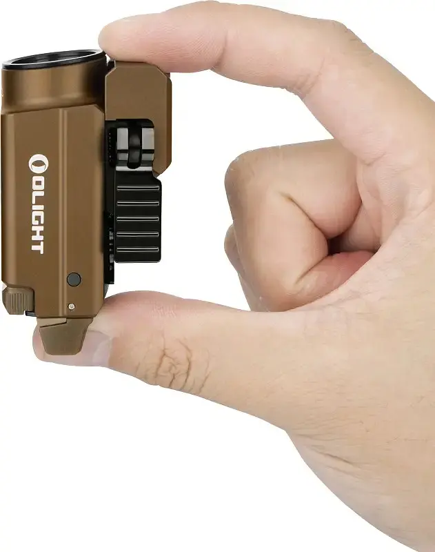 Фонарь с ЛЦВ Olight Baldr S Green Laser Desert Tan - фото 11