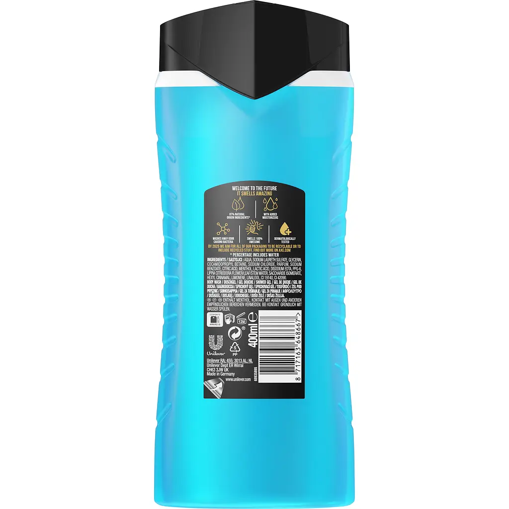Гель для душу AXE Ice Chill 400 мл - фото 2