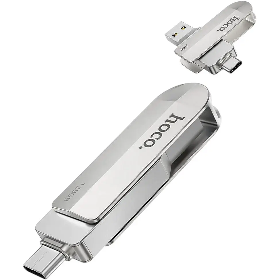 USB флеш-накопичувач Hoco UD10 USB3.0 і Type-C 16 GB з двома роз'ємами (37630-01_240) - фото 5