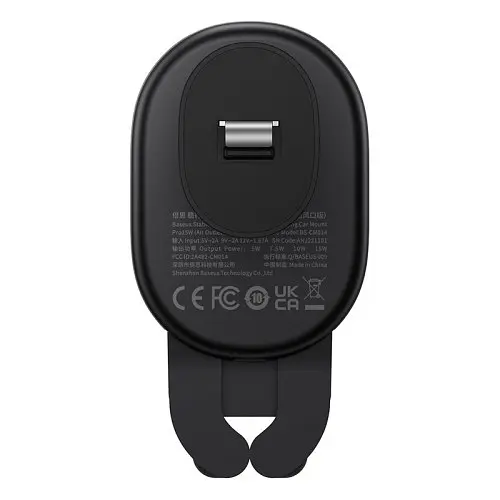 Бездротовий зарядний пристрій Baseus Stable Gravitational Wireless Charging Car Mount Pro 15W чорний SUWX030001 - фото 6