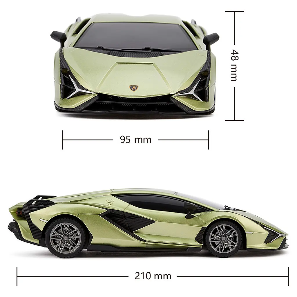 Радіокерована іграшка KS Drive Lamborghini Sian 1:24, 2.4Ghz зелений (124GLSG) - фото 6