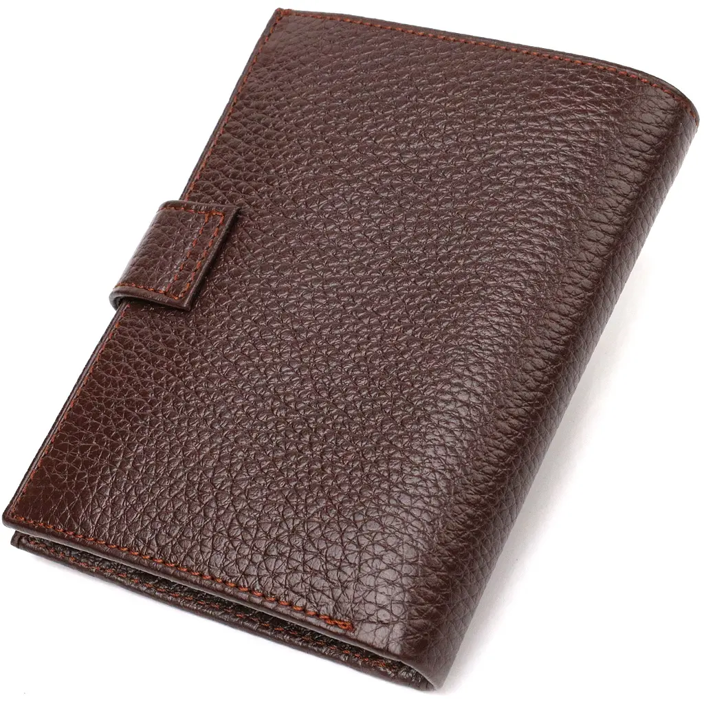 Мужской кожаный кошелек Canpellini 10х13х1.5 см acs0025719 - фото 2