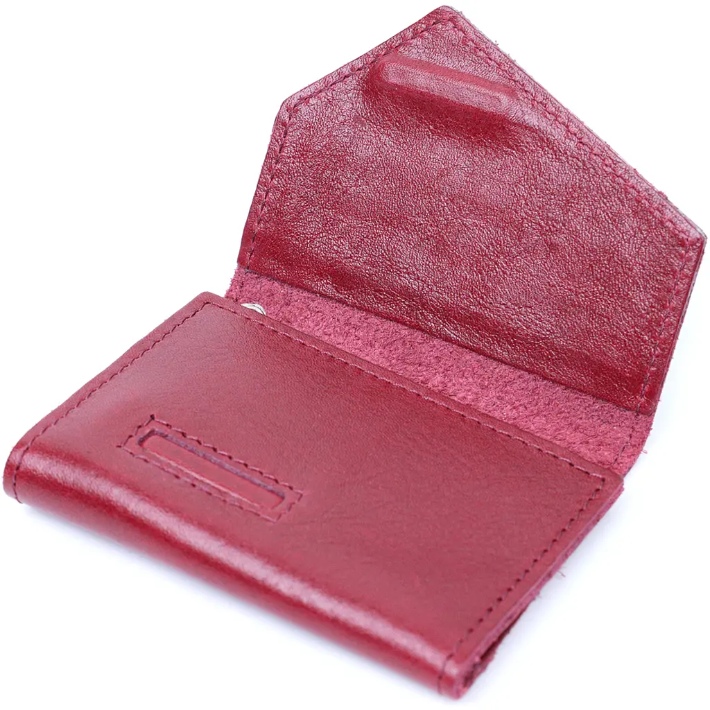 Кожаная женская ключница GRANDE PELLE 10х7.7х1 см acs0028326 - фото 3